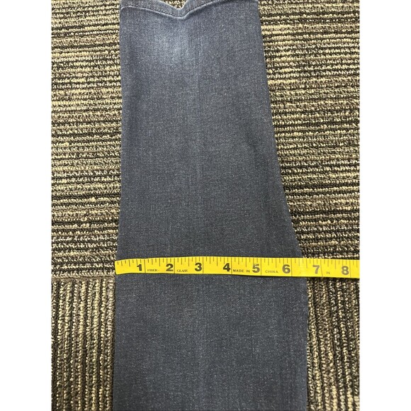 SEVEN 7 FOR ALL MANKIND Women's Straight Leg Jeans Dark Wash Low Rise Size 26x32 - Picture 6 of 9